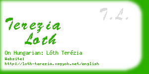 terezia loth business card