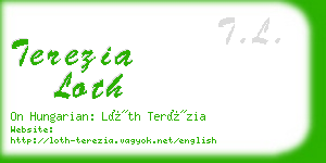 terezia loth business card